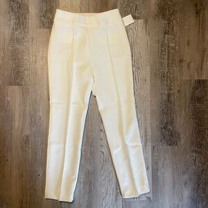NWT Elegant Cozy Stretch H&M Cream Trouser Size 2
